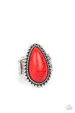 Urban Elements Red Ring - Paparazzi Accessories