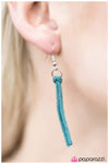 FRINGE with Benefits - Blue Necklace - Paparazzi Accessories