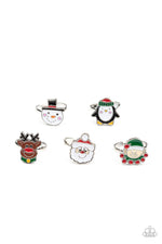 Starlet Shimmer *Kids* Christmas Adjustable Rings Pack of 10