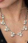 Toast To Perfection - White Necklace - Paparazzi Accessories