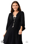 Total Eclipse Of the Heart  Silver Necklace - Paparazzi Accessories