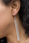 SCARFed for Attention - Silver Necklace - Paparazzi Accessories