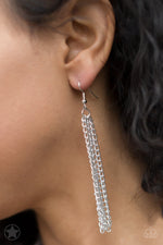 SCARFed for Attention - Silver Necklace - Paparazzi Accessories
