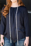 SCARFed for Attention - Silver Necklace - Paparazzi Accessories