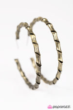 Jam Session - Brass Earrings - Paparazzi Accessories