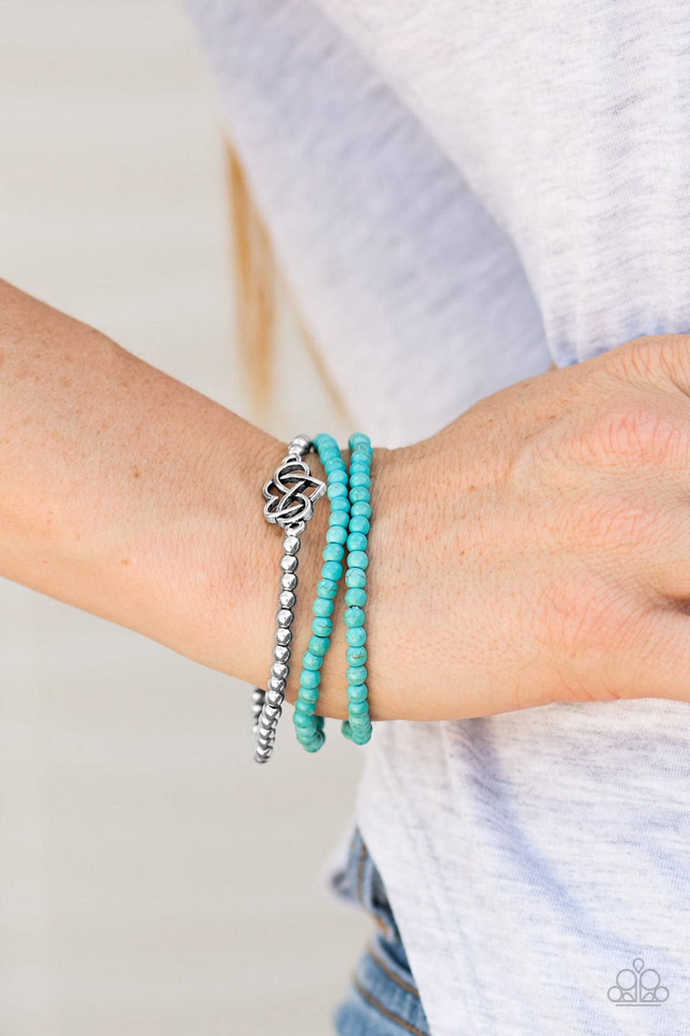 Collect Moments - Blue Bracelet - Paparazzi Accessories