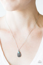 Desert Storm - Blue Necklace - Paparazzi Accessories