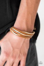 Way Seeker - Brown Bracelet - Paparazzi Accessories