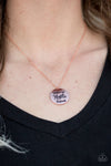 Hustle On Repeat - Copper Necklace - Paparazzi Accessories