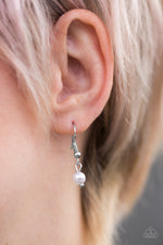 Glammed If I Do, Glammed If I Dont - White Necklace - Paparazzi Accessories