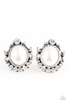 five-dollar-jewelry-poshly-princess-white-post-post earrings-paparazzi-accessories