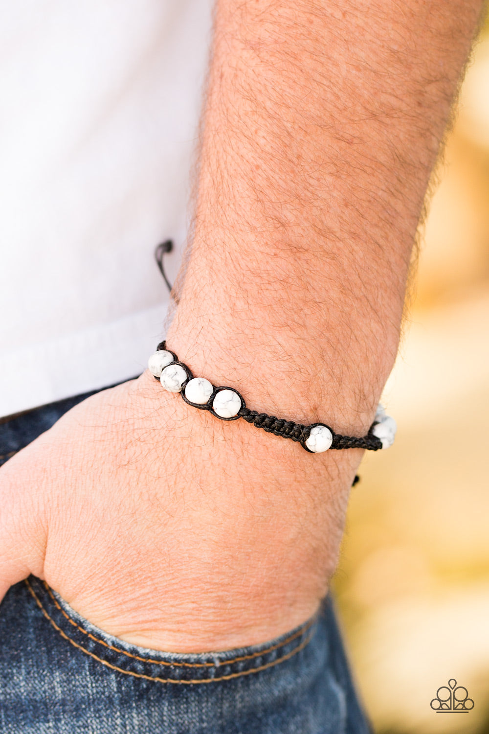 Endurance - White Bracelet - Paparazzi Accessories