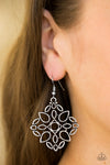 Elaborate Scheme - Silver Earrings - Paparazzi Accessories