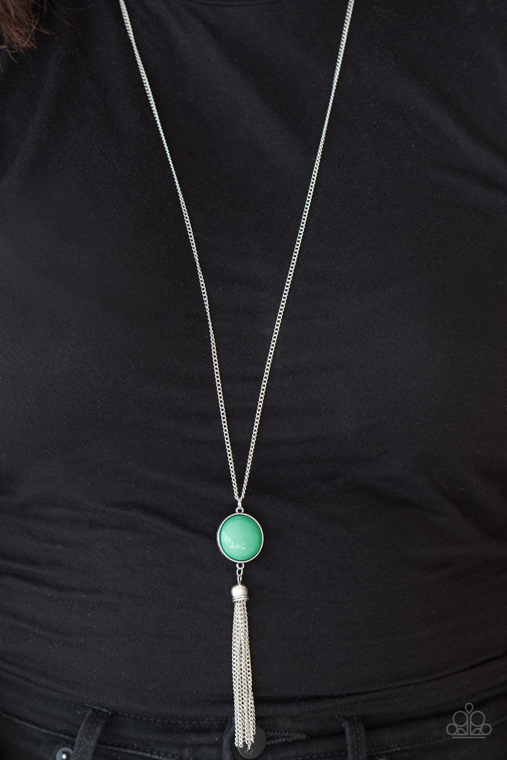 Pep In Your Step - Green Necklace - Paparazzi Accessories