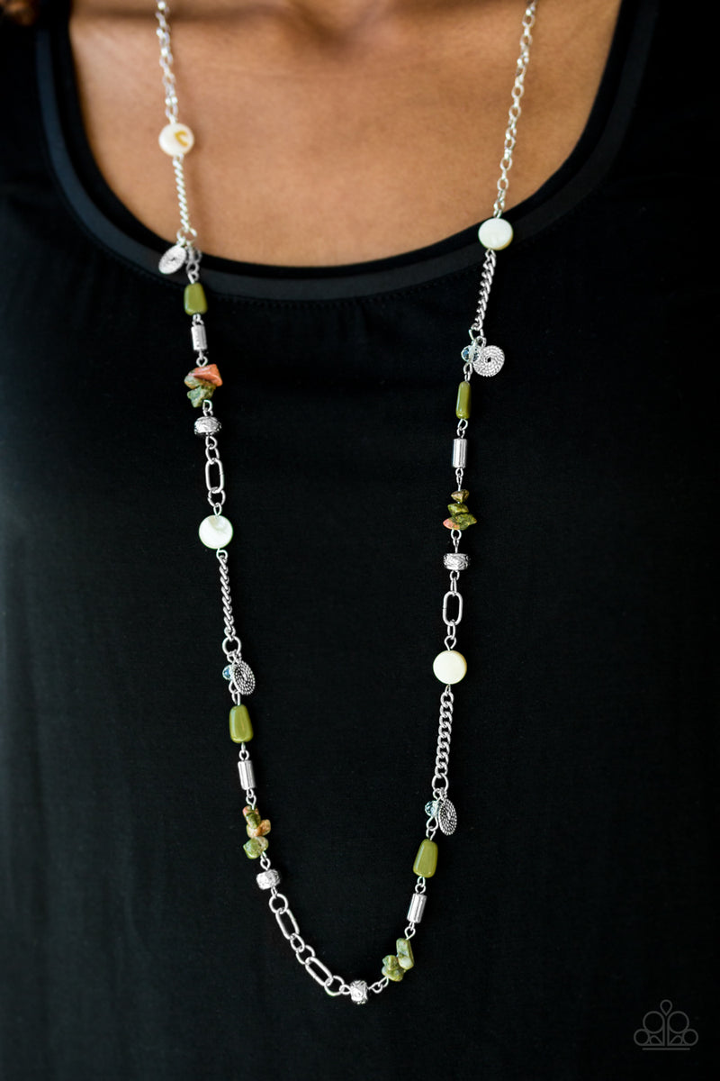 Ocean Bliss - Multi Necklace - Paparazzi Accessories