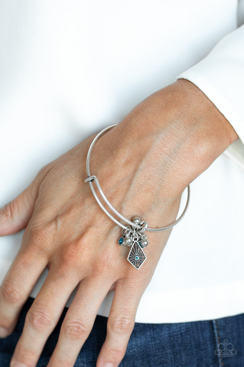Treasure Charms - Blue Bracelet - Paparazzi Accessories