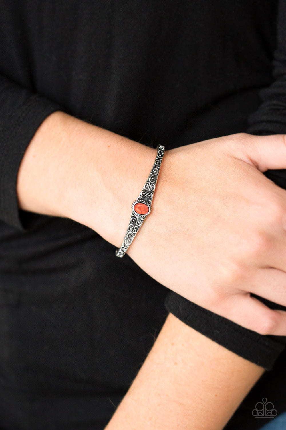 Make Your Own Path - Orange Bracelet - Paparazzi Accessories