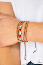 Clear A Path - Red Bracelet - Paparazzi Accessories