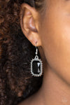 Downtown Dapper - Black Earrings - Paparazzi Accessories