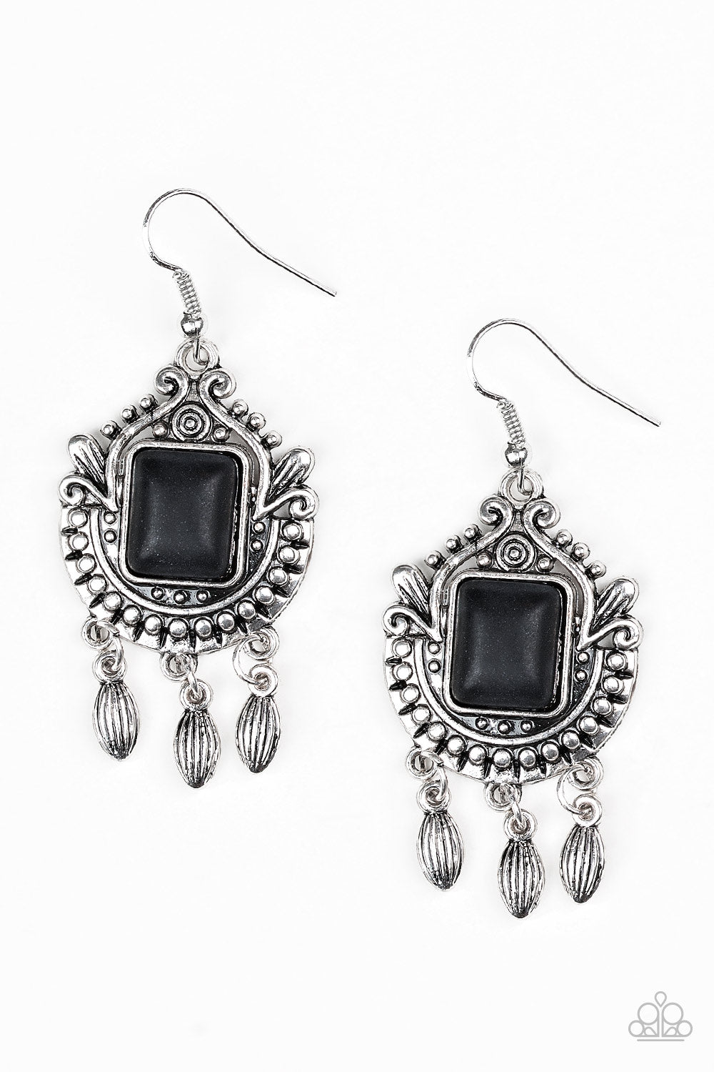 five-dollar-jewelry-open-pastures-black-earrings-paparazzi-accessories