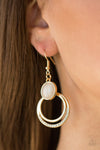 Dreamily Dreamland - Gold Earrings - Paparazzi Accessories