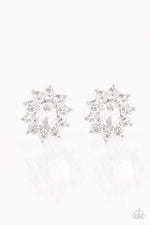 five-dollar-jewelry-starry-nights-white-post earrings-paparazzi-accessories