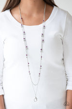 Ultrawealthy - Purple Lanyard - Paparazzi Accessories