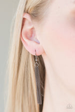 Five-Alarm FIREWORK - Black Necklace - Paparazzi Accessories