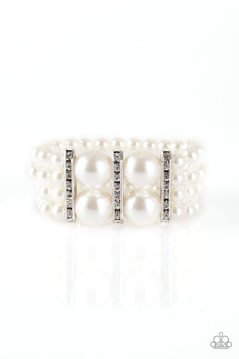 five-dollar-jewelry-romance-remix-white-bracelet-paparazzi-accessories