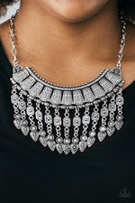 The Desert Is Calling - Silver Necklace - Paparazzi Accessories