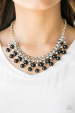 Friday Night Fringe - Black Necklace - Paparazzi Accessories