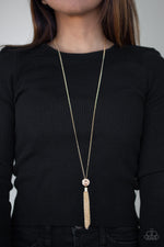 Five-Alarm FIREWORK - Gold Necklace - Paparazzi Accessories