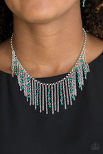 Harlem Hideaway - Green Necklace - Paparazzi Accessories