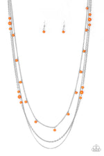 five-dollar-jewelry-laying-the-groundwork-orange-necklace-paparazzi-accessories