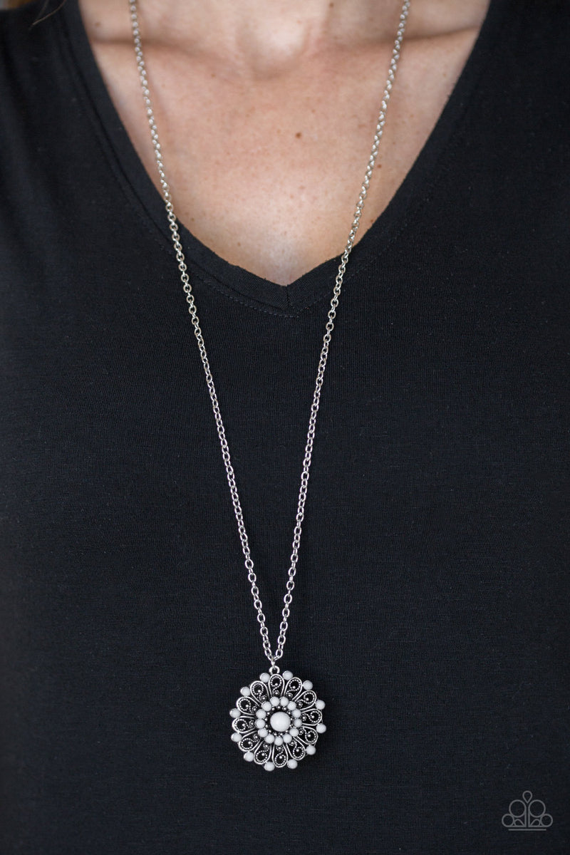Boho Bonanza - Silver Necklace - Paparazzi Accessories