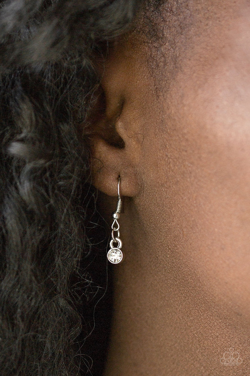Leading Lady - White Necklace - Paparazzi Accessories