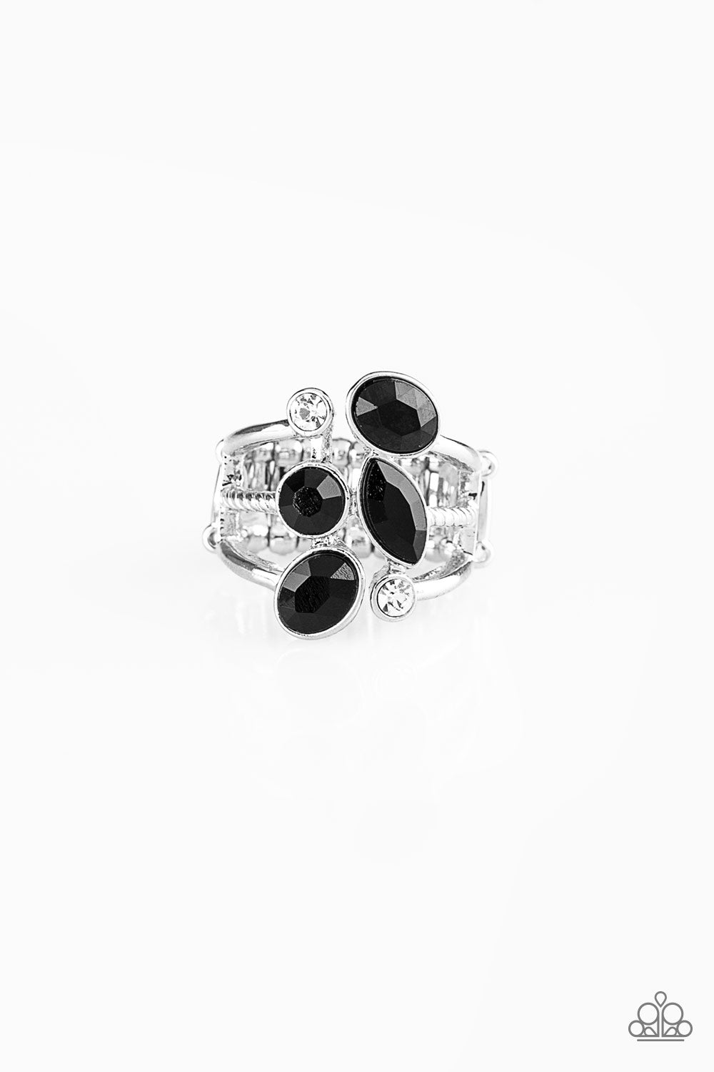 five-dollar-jewelry-metro-mingle-black-ring-paparazzi-accessories