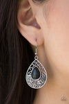Tucson Tunes - Black Earrings - Paparazzi Accessories