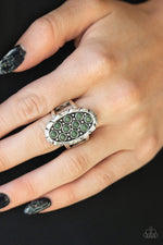 Cactus Garden - Green Ring - Paparazzi Accessories