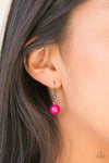 Watch Me Now - Pink Necklace - Paparazzi Accessories