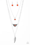 five-dollar-jewelry-sahara-sparrow-orange-necklace-paparazzi-accessories