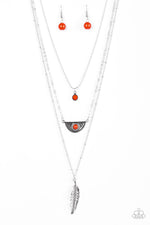 five-dollar-jewelry-sahara-sparrow-orange-necklace-paparazzi-accessories