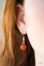 Sahara Sparrow - Orange Necklace - Paparazzi Accessories