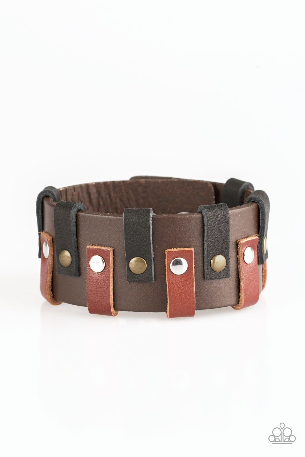 five-dollar-jewelry-modern-musketeer-brown-bracelet-paparazzi-accessories