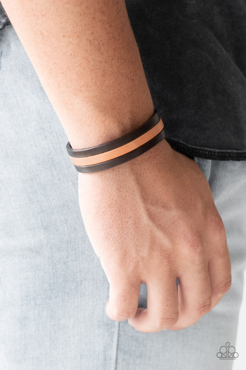Plain View - Unisex/ Men’s Brown Bracelet - Paparazzi Accessories