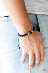 Once Upon A FORESTER - Unisex/ Men’s Black Bracelet - Paparazzi Accessories
