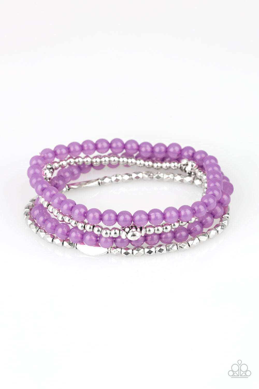five-dollar-jewelry-blooming-buttercups-purple-bracelet-paparazzi-accessories