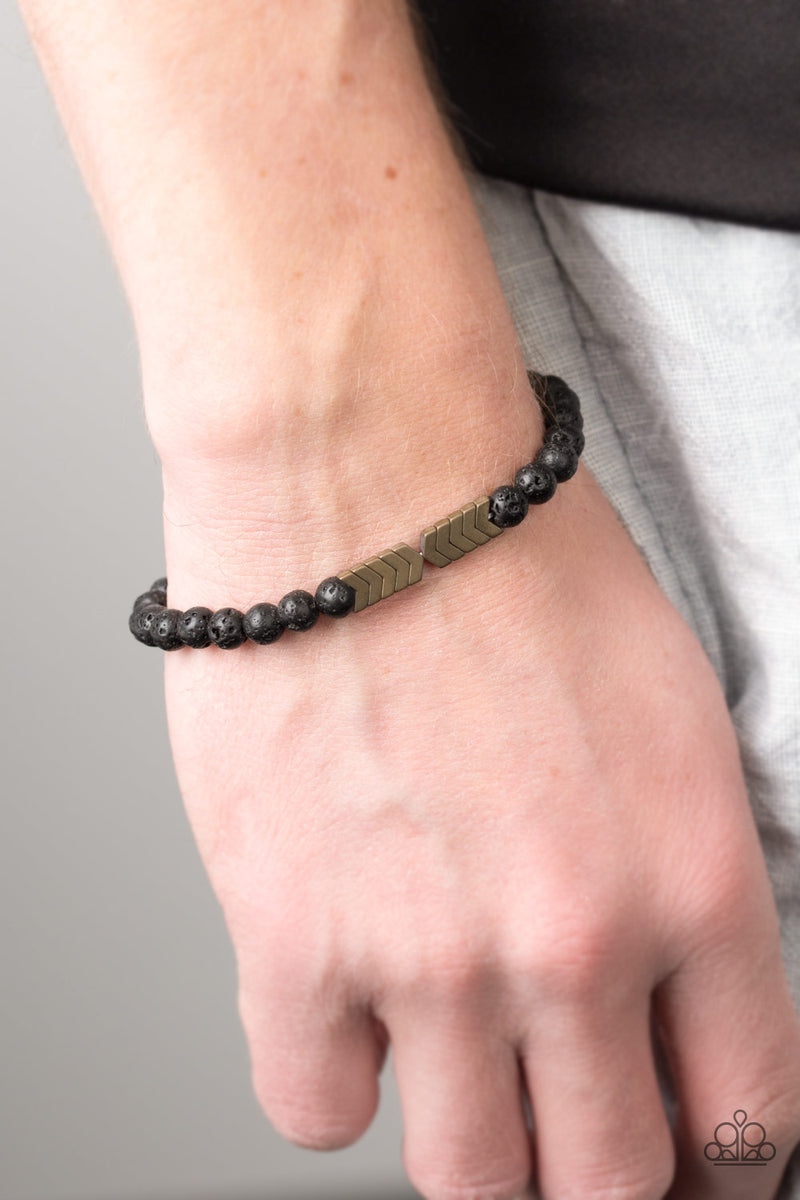 Lost Arrow - Brass Bracelet - Paparazzi Accessories
