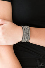 Really Rock Band- Silver Bracelet - Paparazzi Accessories