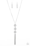 five-dollar-jewelry-triple-shimmer-white-necklace-paparazzi-accessories